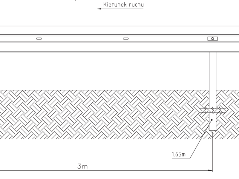 bariera-drogowa-N2W2A slup co 3m